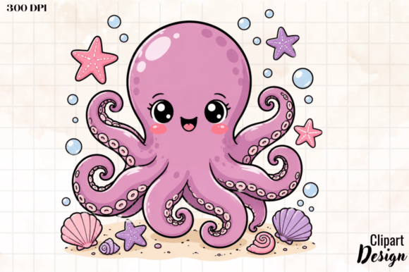 Beach Doodle Clipart PNG Design