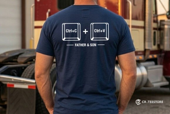 Father and Son Dad Life T-shirt Svg