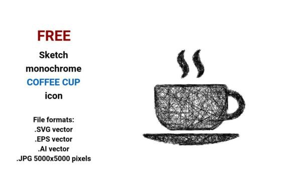 Free Sketch Coffee Cup Icon
