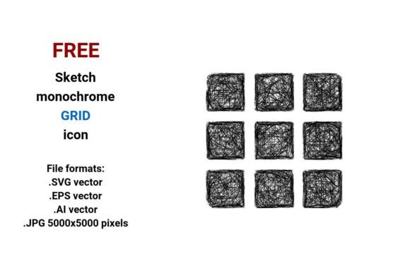 FREE Sketch Grid Icon: A Strategic Tool for Design and Creativity