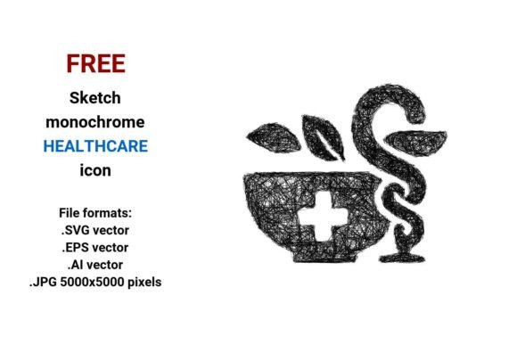 FREE Sketch Healthcare Icon: A Versatile Tool for Modern Design