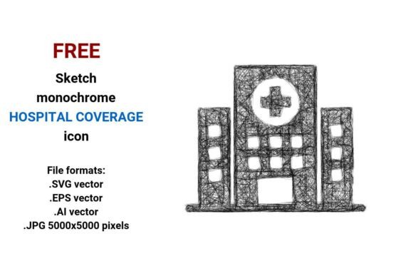 FREE Sketch Hospital Coverage Icon: A Powerful Resource for Modern Design Needs