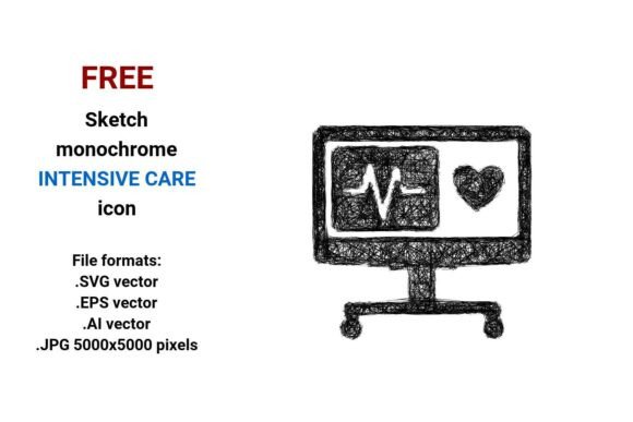 FREE Sketch Intensive Care Icon: A Practical Resource for Designers, Developers, and Healthcare Communicators