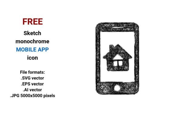 Free Sketch Mobile App Icon