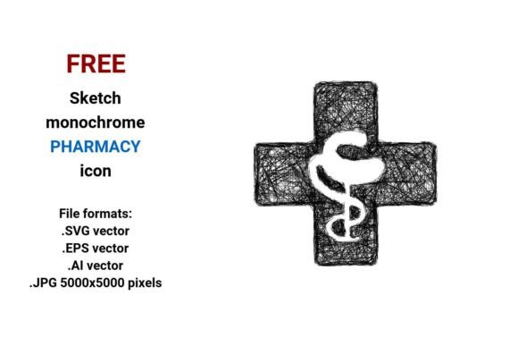 FREE Sketch Pharmacy Icon