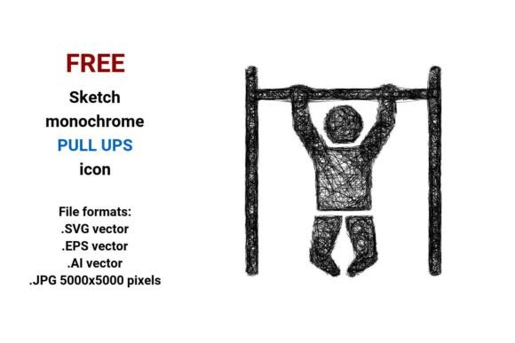 FREE Sketch Pull Ups Icon: A Practical, Scalable Asset for Fitness Creators and Digital Builders