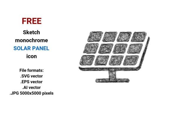 FREE Sketch Solar Panel Icon: A Strategic Tool for Modern Design and Branding