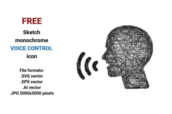 FREE Sketch Voice Control Icon