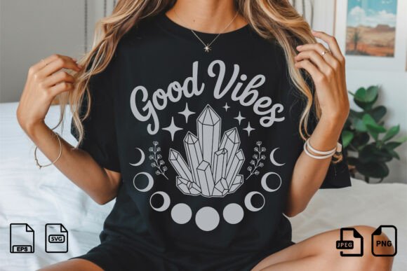 Good Vibes Crystal SVG