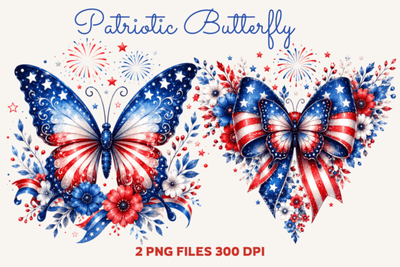 Patriotic Butterfly, Butterfly Clipart: A Strategic Tool for Creative and Business Success